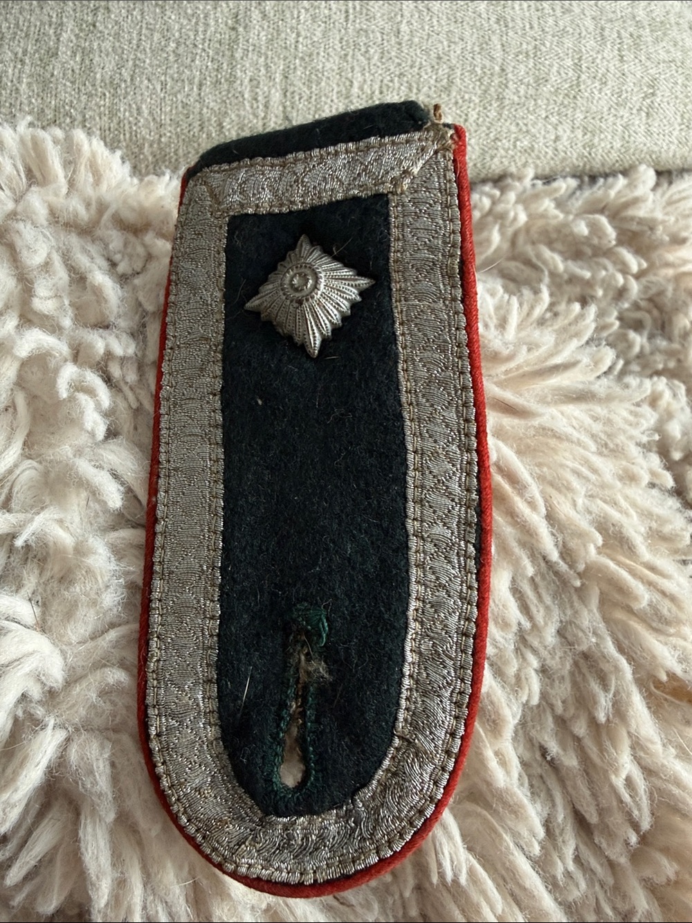 WWII German Artillery Anti Aircraft Flak Staff NCO Shoulder Board